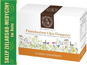 PULMOBONISAN Ojca Grzegorza 25 saszetek Na kaszel i przeziębienie