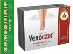 VENOCZAR 60 tabletek Układ krążenia, Ciężkość nóg, Żylaki