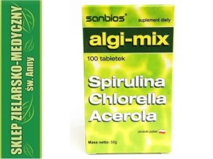 Algae Mix 100 tablets with Acerola Chlorella and Spirulina
