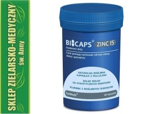Bicaps Zinc 15 60 capsules Resistance Skin Hair Nails