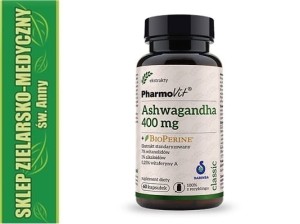 Ashwagandha 400mg + Bioperine 60 capsules Stress, memory, concentration