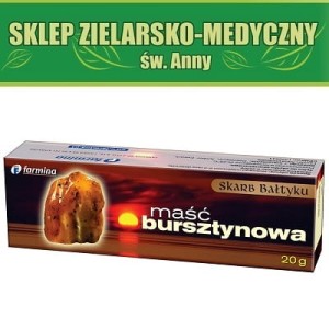 MAŚĆ BURSZTYNOWA 20g SKARB BAŁTYKU Stawy, Mięśnie, Relaks