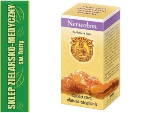 „NERWOBON” 60 CAPSULES Herbal preparation for  Stress Nerves Insomnia