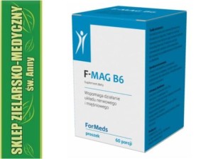 F-MAG B6 Powder 60 Servings Supports the functioning of the nervous and muscular systems