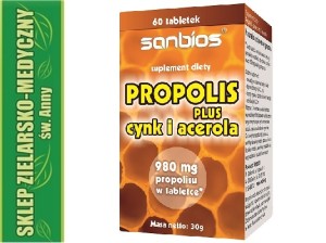 PROPOLIS PLUS ZINC AND ACEROLA 60 Tablets for Immunity