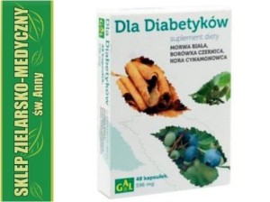 FOR DIABETICS White mulberry - Blueberry - Cinnamon bark 48 capsules