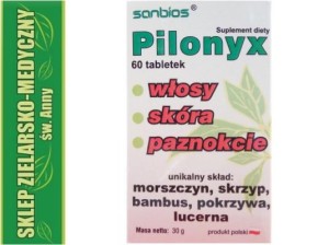 PILONYX 60 TABLETS TO IMPROVE HAIR, SKIN AND NAIL CONDITION