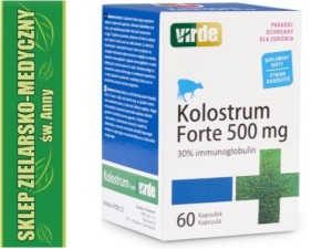 KOLOSTRUM FORTE 500mg 60 Capsules Cow Colostrum Immunomodulator
