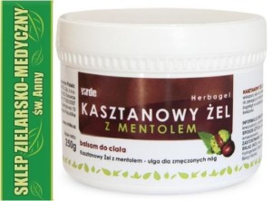 KASZTANOWY ŻEL Z MENTOLEM 250ml  Ulga dla nóg