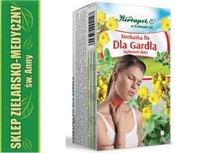 HERBATKA FIX DLA GARDŁA  20 saszetek po 6g