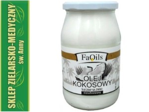 OLEJ KOKOSOWY 900ml TŁOCZONY NA ZIMNO NIERAFINOWANY