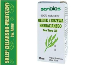 OLEJEK 100% Z DRZEWA HERBACIANEGO 10ml Kosmetyczny Tea Tree Oil