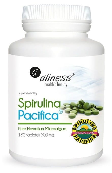 SPIRULINA HAWAJSKA PACIFICA 500mg 180 Tabletek