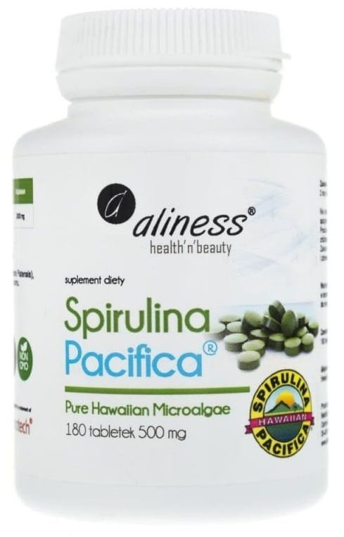 SPIRULINA HAWAJSKA PACIFICA 500mg 180 Tabletek