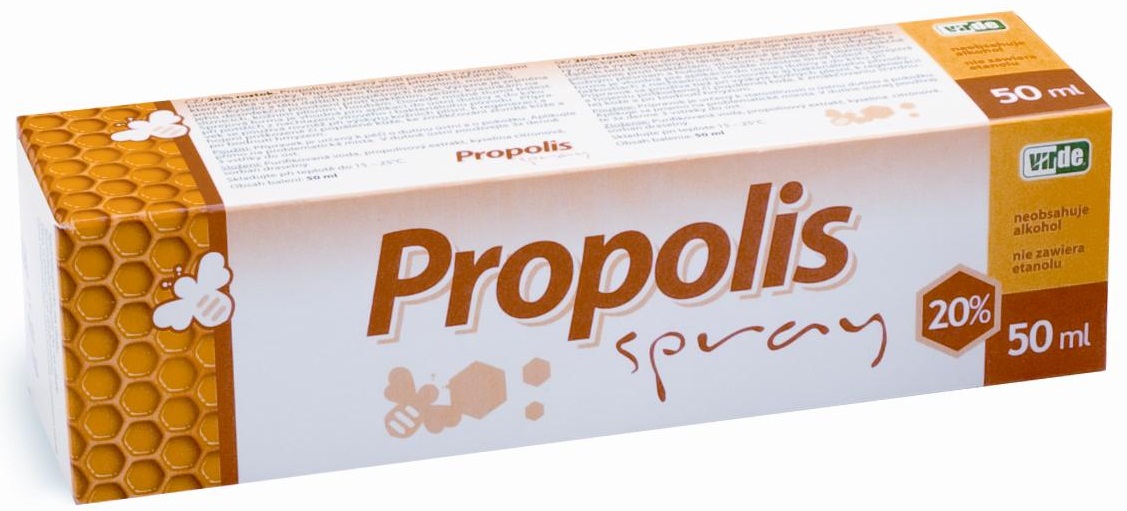 PROPOLIS SPRAY 50 ml ROZTWÓR WODNY 20 %