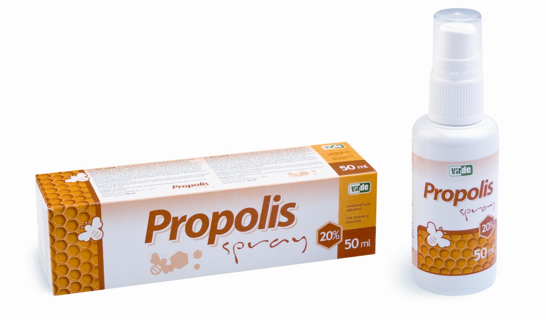 PROPOLIS SPRAY 50 ml ROZTWÓR WODNY 20 %